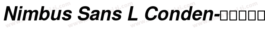 Nimbus Sans L Conden字体转换